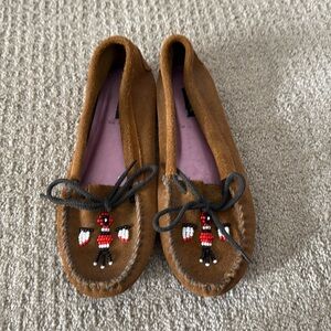 Leather moccasins